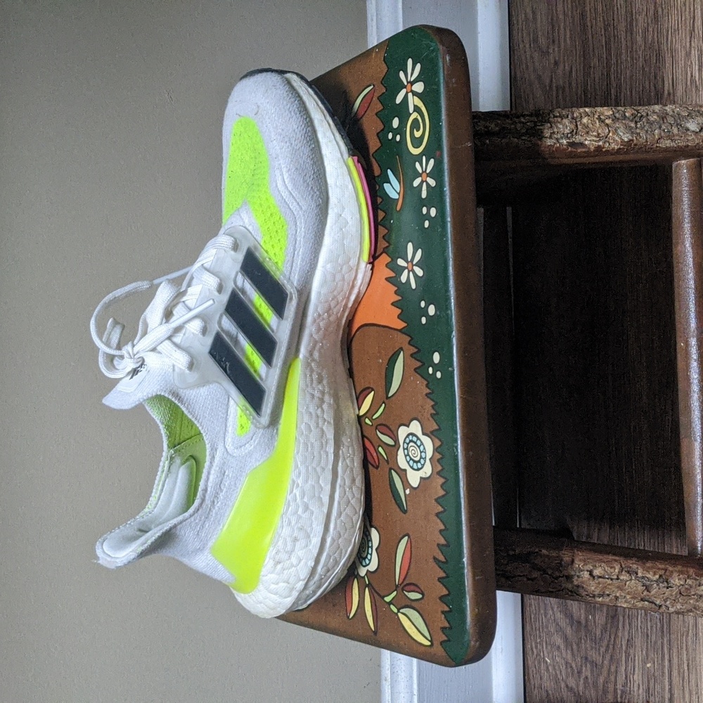 Adidas prime blue made with p a r l e y ocean plastic women's size 6  shoes